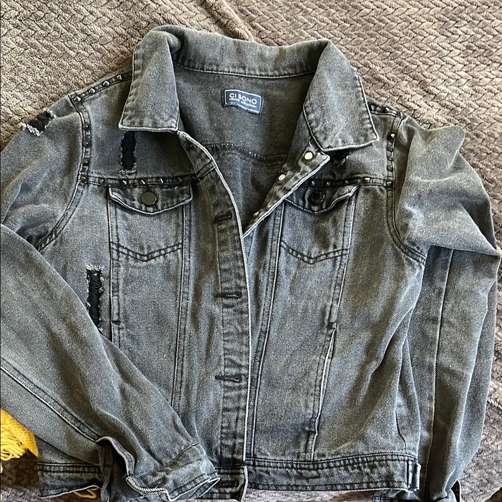 Gray Denim Jacket